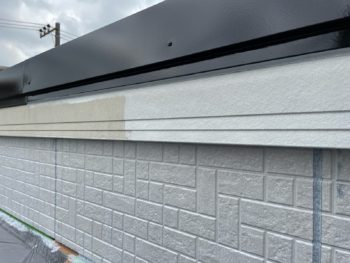 横浜市保土ヶ谷区H様邸破風塗装下塗り