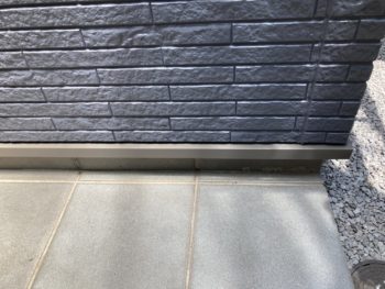 鎌倉市Ｙ様邸水切り塗装施工後画像