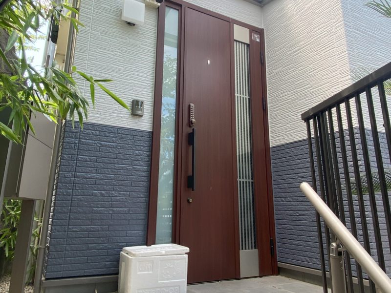 鎌倉市Y様邸パーフェクトセラミックトップG外壁塗装施工後画像