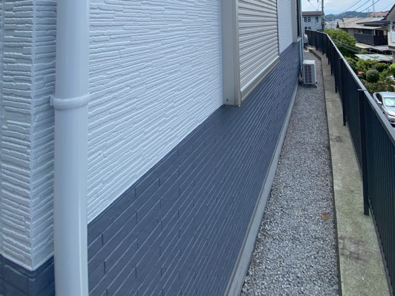 鎌倉市Y様邸パーフェクトセラミックトップG外壁塗装施工後画像