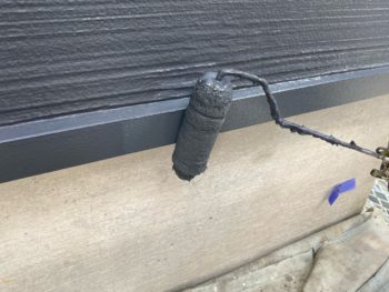 横浜市栄区I様邸水切り塗装施工後画像