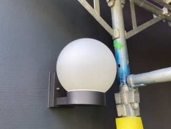 横浜市栄区I様邸外灯アイアン塗装施工後画像