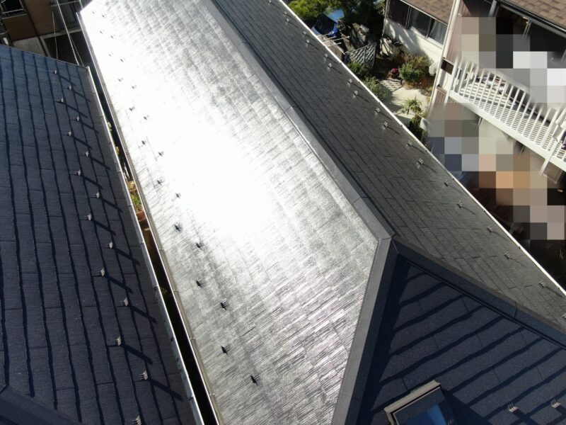 横浜市港南区A様邸ファインパーフェクトベスト屋根塗装施工後画像