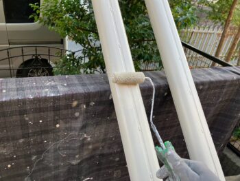 横浜市戸塚区I様邸エアコンスリムダクト塗装画像