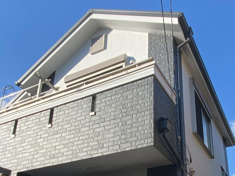 横浜市戸塚区I様邸グランセラトップ1液水性外壁塗装施工後画像