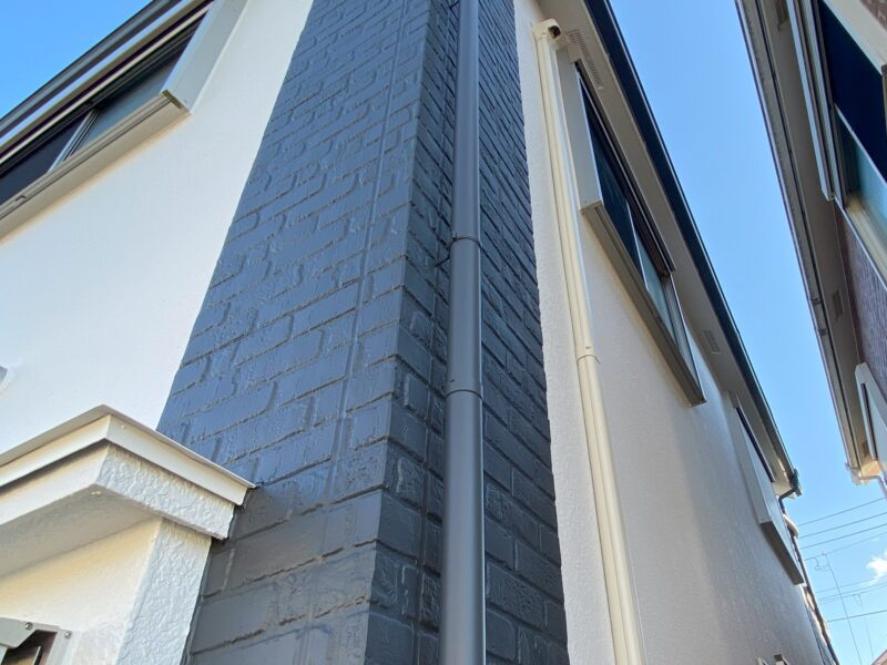 横浜市戸塚区I様邸グランセラトップ1液水性外壁塗装施工後画像