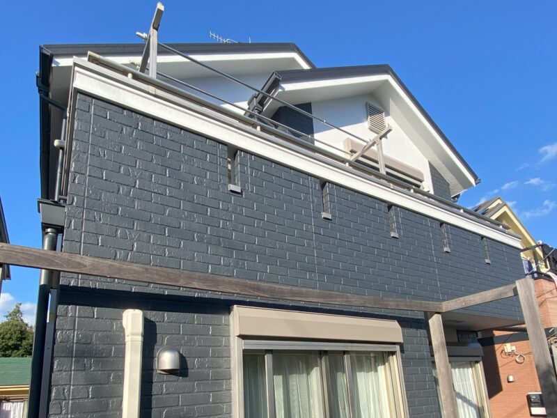横浜市戸塚区I様邸グランセラトップ1液水性外壁塗装施工後画像