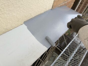 横浜市戸塚区I様邸霧除け庇錆止め塗装