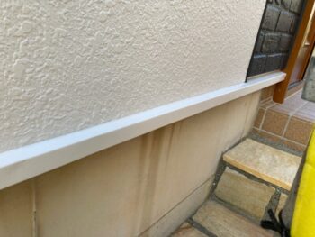 横浜市戸塚区I様邸水切り塗装施工後