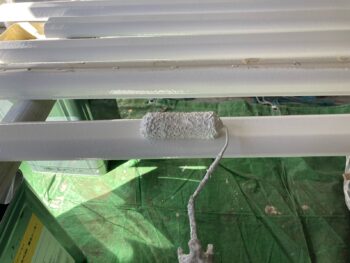 横浜市港南区A様邸エアコンスリムダクト塗装