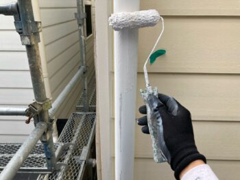 横浜市港南区A様邸竪樋塗装