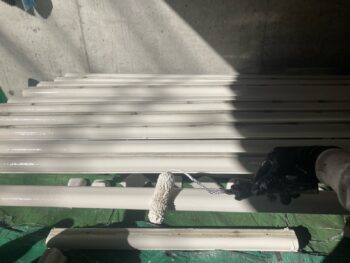 横浜市港南区N様邸エアコンスリムダクト塗装施工後画像