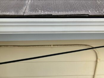 横浜市港南区A様邸軒樋塗装施工前画像