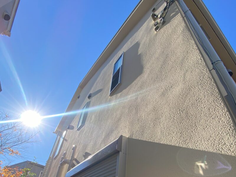 鎌倉市N様邸インディフレッシュセラ外壁塗装施工後画像