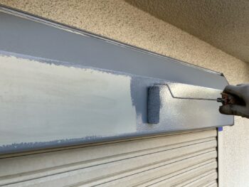 横浜市南区S様邸シャッターボックス錆止め塗装