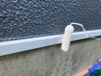横浜市南区S様邸水切り塗装上塗り1回目
