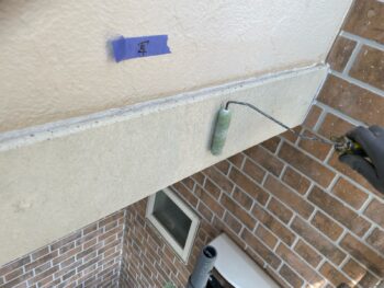 横浜市鶴見区K様邸幕板塗装下塗り