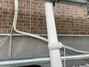 横浜市鶴見区K様邸エアコンスリムダクト塗装