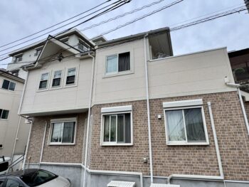 横浜市鶴見区K様邸パーフェクトトップ外壁塗装施工前画像