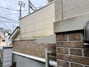 横浜市鶴見区K様邸パーフェクトトップ外壁塗装施工前画像