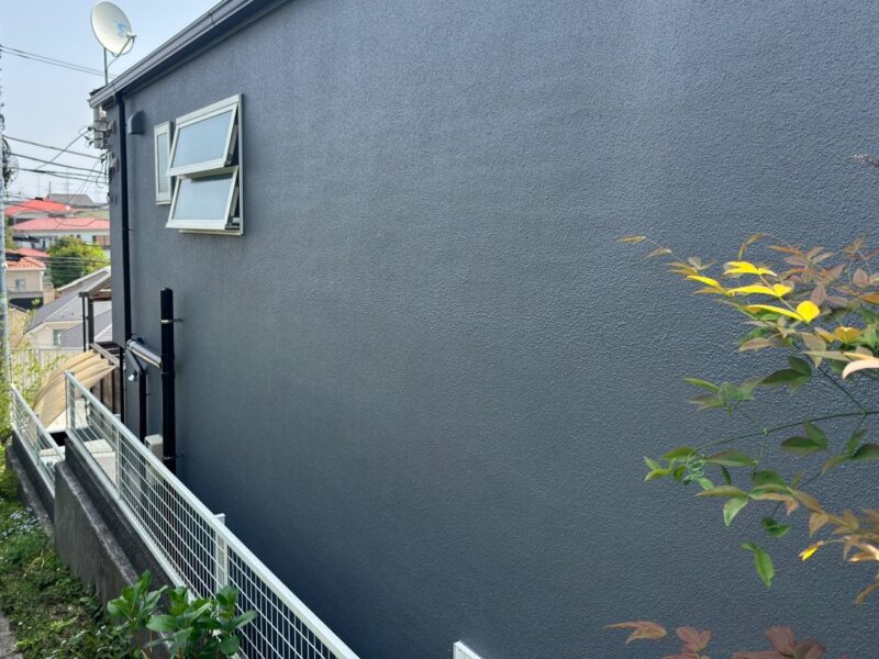 横浜市南区S様邸グランセラトップ1液水性外壁塗装施工後画像