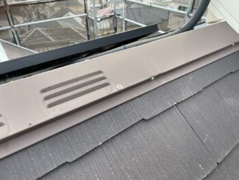 横浜市鶴見区K様邸棟板金塗装施工前