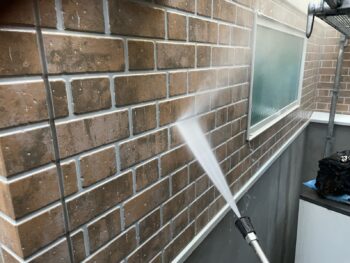 横浜市鶴見区K様邸パーフェクトトップ外壁塗装前高圧洗浄