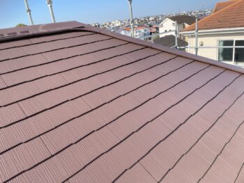 横浜市鶴見区K様邸ファインパーフェクトベスト屋根塗装施工後画像