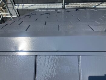 横浜市神奈川区S様邸棟板金塗装施工後