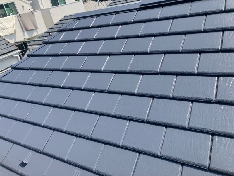 横浜市神奈川区S様邸グランセラベスト2液ファイン屋根塗装施工後