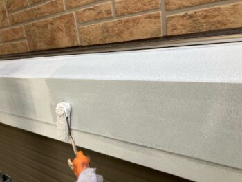 横浜市神奈川区S様邸シャッターボックス錆止め塗装