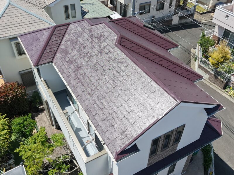 横浜市戸塚区S様邸グランセラベスト2液ファイン屋根塗装施工後画像
