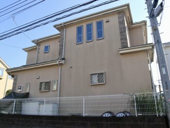 横浜市戸塚区S様邸グランセラトップ1液水性外壁塗装施工前