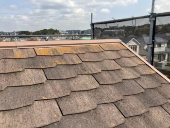 横浜市戸塚区S様邸グランセラベスト2液ファイン屋根塗装施工前