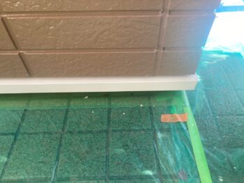 鎌倉市W様邸水切り塗装施工後