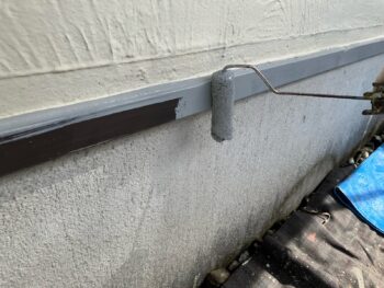 横浜市南区W様邸水切り錆止め塗装