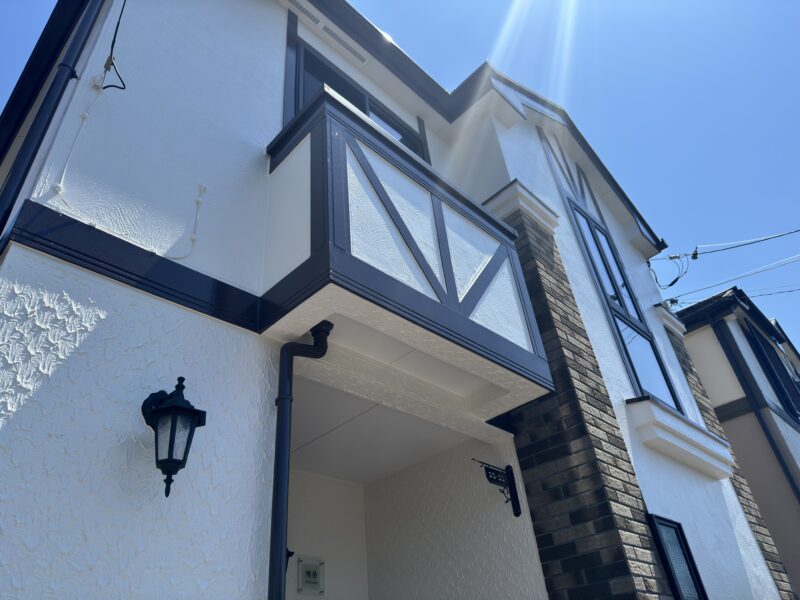 横浜市南区W様邸ダイヤモンドコート外壁塗装施工後画像