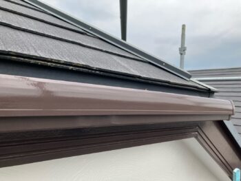 横浜市南区W様邸軒樋塗装施工後