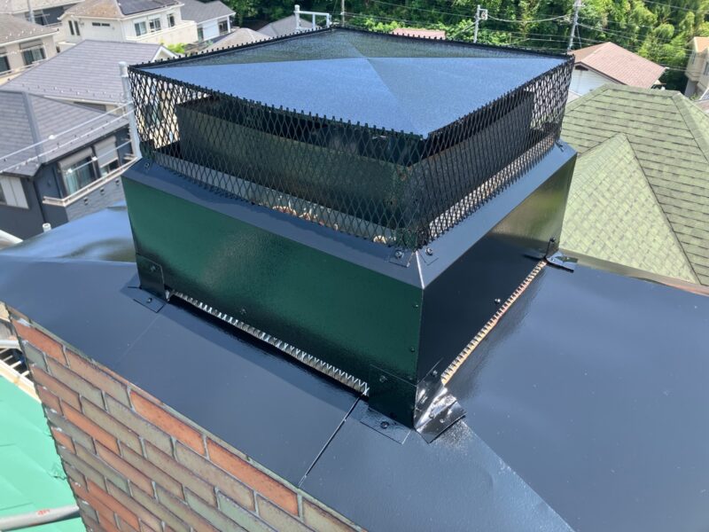 横浜市栄区W様邸ファインパーフェクトベスト屋根塗装施工後