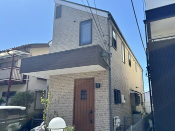横浜市磯子区K様邸UVプロテクトSiクリヤー外壁塗装施工前