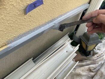 横浜市栄区I様邸水切り錆止め塗装