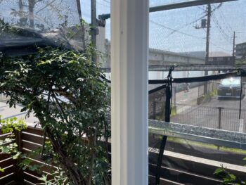 横浜市栄区I様邸玄関支柱塗装施工前