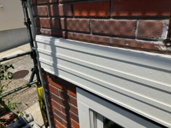 横浜市栄区W様邸幕板塗装施工後