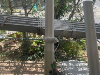 横浜市栄区I様邸エアコンスリムダクト塗装