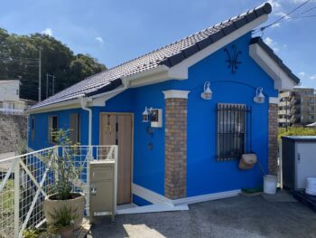 横浜市港南区 K 様邸 グランセラトップ1液水性外壁塗装