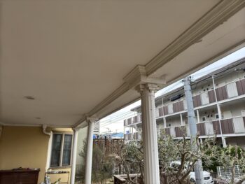 横浜市栄区I様邸グランセラトップ1液水性外壁塗装施工前