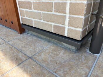 横浜市磯子区K様邸水切り塗装施工後