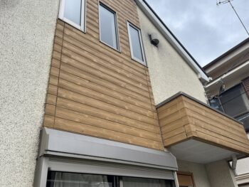 横浜市金沢区T様邸グランセラトップ1液水性外壁塗装施工前