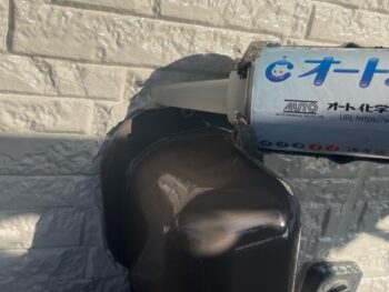 横浜市金沢区S様邸エアコンスリムダクト根元シール