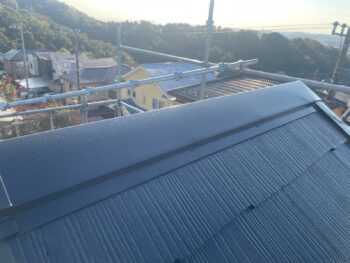 横浜市金沢区S様邸棟板金塗装施工後